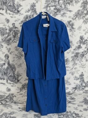 Halmode Petites Matching 2pc Shirt And Skirt Size 16